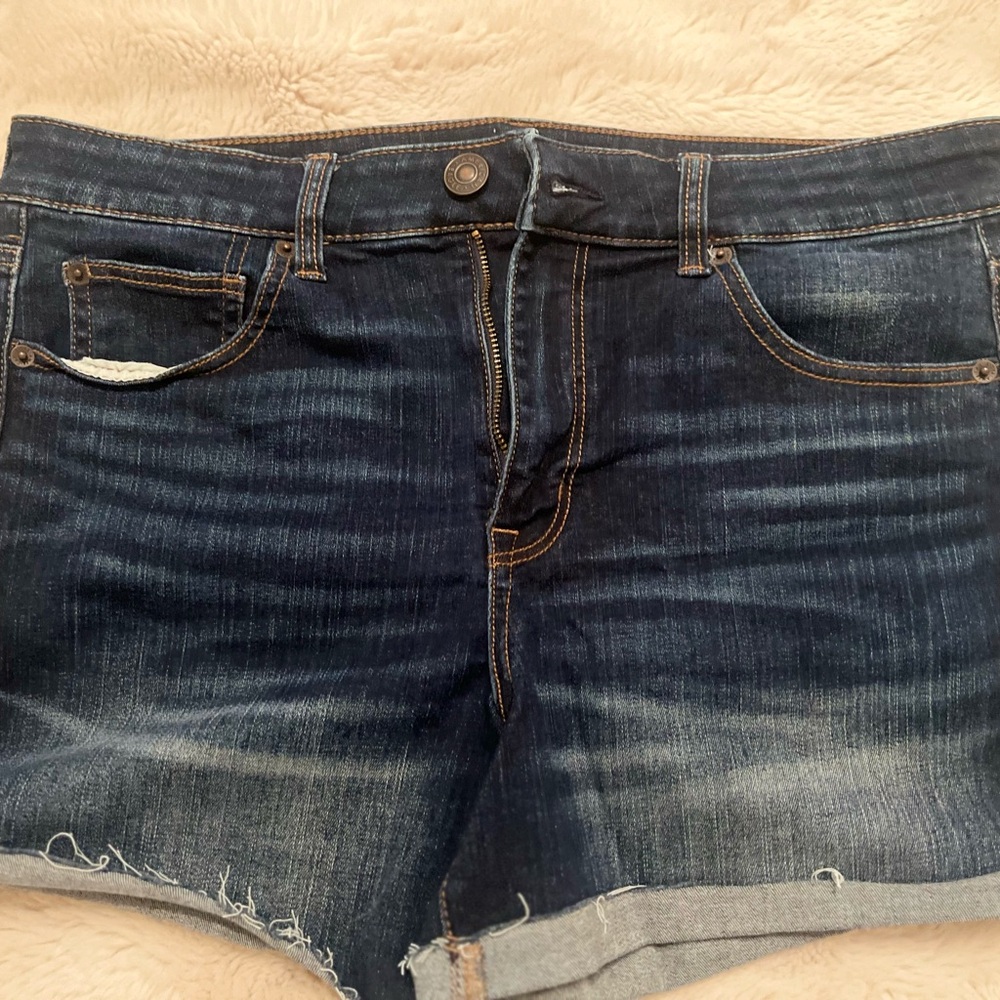 American Eagle Outfitters Dark Blue Jean Shorts